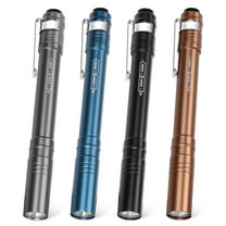 Dynato 4-Pack LED Penlight, Mini Pen Flashlight with AAA Batteries included