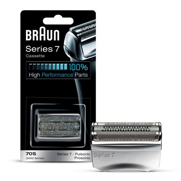Bloc-couteaux de rechange pour tête de rasoir électrique Braun Series 7 70S – Argent 1CT
