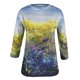 thumbnail image 3 of Puntoco Moda Mujer Primavera Impreso Mediados De Longitud Mangas Cuello Redondo Casual Tee tops Puntoco Puntoco-3185, 3 of 5