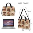 thumbnail image 3 of FORMRS 16" Laptop Sleeve Bag Carrying Case with Handle Travel Shoulder Briefcase, Brown Cakes, 3 of 8