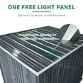 thumbnail image 5 of 6x8FT Outdoor Storage Shed, Galvanized Steel Outdoor Storage Shed with Lockable Double Doors, Metal Lean to Shed with Free PC Light Board for Tools, Bikes & Patio Essentials, 5 of 13