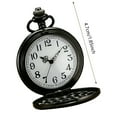 thumbnail image 3 of Vintage Pocket Watch Stainless Steel Quartz Pocket Watch With Galaxy, 3 of 4