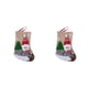 thumbnail image 4 of Bewildely Sola Navidad calcetín chimenea colgante dibujos animados fiesta moda regalo bolsa vacaciones atmósferas ornamento Decoración Muñeco de nieve 2Conjunto, 4 of 6