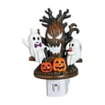 thumbnail image 2 of Cififendec Halloween Plug In Ghost Seesaw Night Light, LED Spooky Tree Pumpkin Wall Plug Lamp for Bedroom Hallway Bathroom Spooky Indoor Decor, 2 of 4
