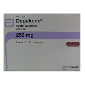 Depakene 250 mg 60 cápsulas