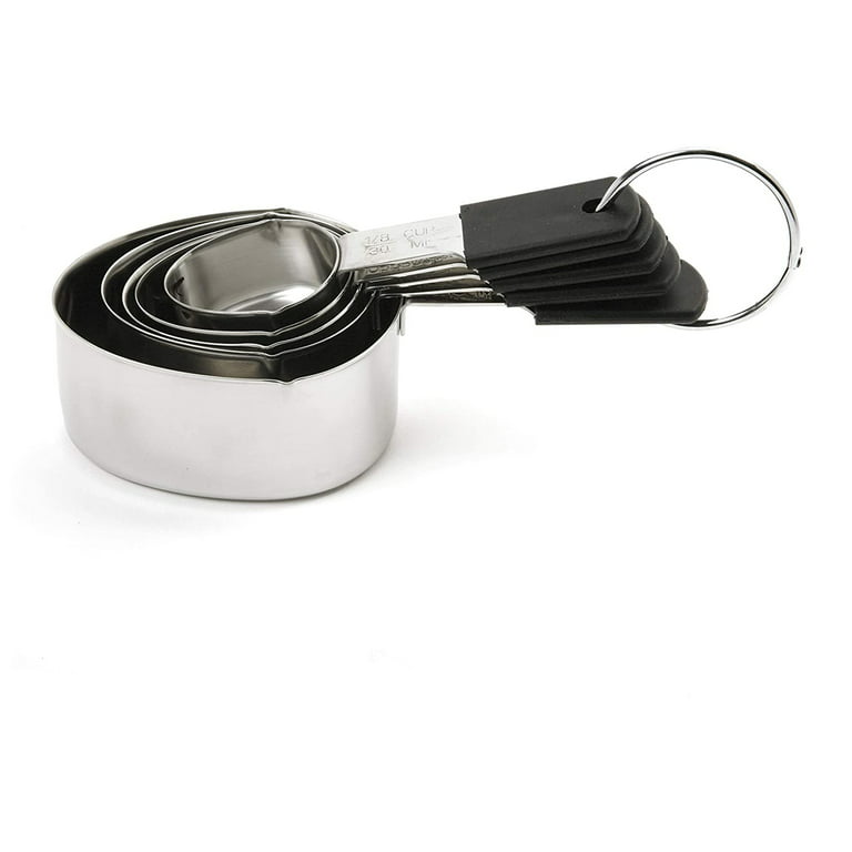 Norpro 3017 Grip-EZ 6-Piece Measuring Spoons Set White