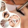 thumbnail image 6 of 2Pcs 2 Style 410 Stainless Steel Eyelash Separator Tool for Curling Extensions Precision Lash Comb with 2Pcs Iron Eyelash Tweezers DIY, 6 of 6