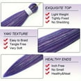 Sparkly and easy to style this NEWKBO Ombre PreStretched Braiding Hair