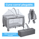 thumbnail image 3 of Cuna Corral Dodo Baby Lumi Con Cambiador Y Mosquitero Negro, 3 of 10