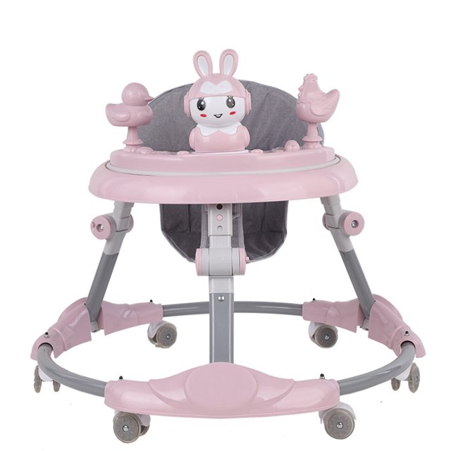 Andador plegable para bebé, andador para bebé, prevención de vuelcos, andador para bebé, coche para aprender a caminar, creado magistralmente