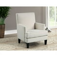thumbnail image 5 of Best Master Furniture Saladin 30" Transitional Fabric Arm Chair in Light Gray, 5 of 5