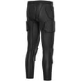 thumbnail image 4 of TUOYR Men's Padded Pants Elastic Trousers Knee Protector for Football up to Size XXL, 4 of 5