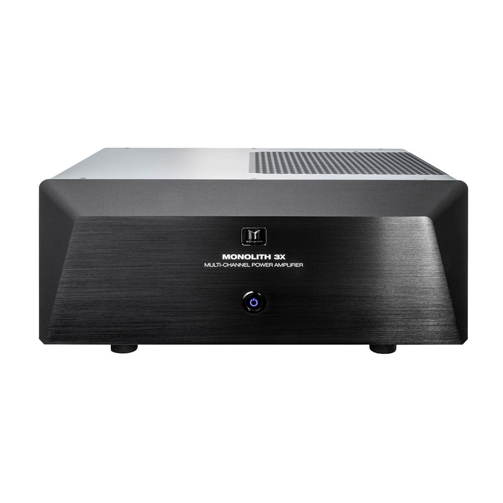 Monoprice Monolith MultiChannel Power Amplifier Black With 3x200