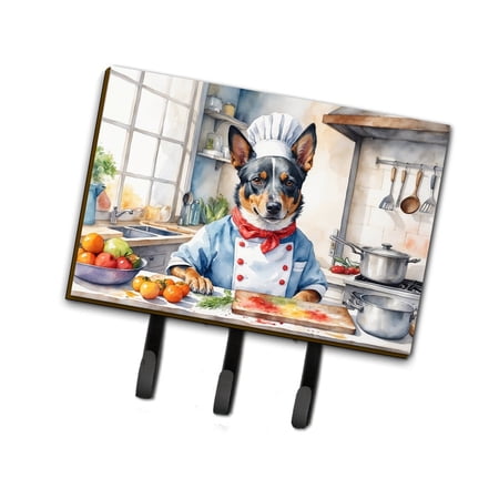 Australian Cattle Dog The Chef Leash or Key Holder 6 in x 9 in