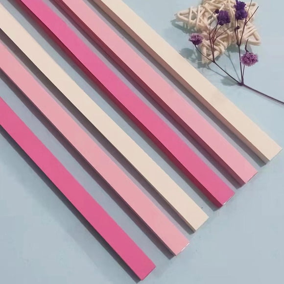 90/540 Feuilles Couleurs Étoiles Bande de Papier Art Double Face Origami Chanceux Fait Main Maison