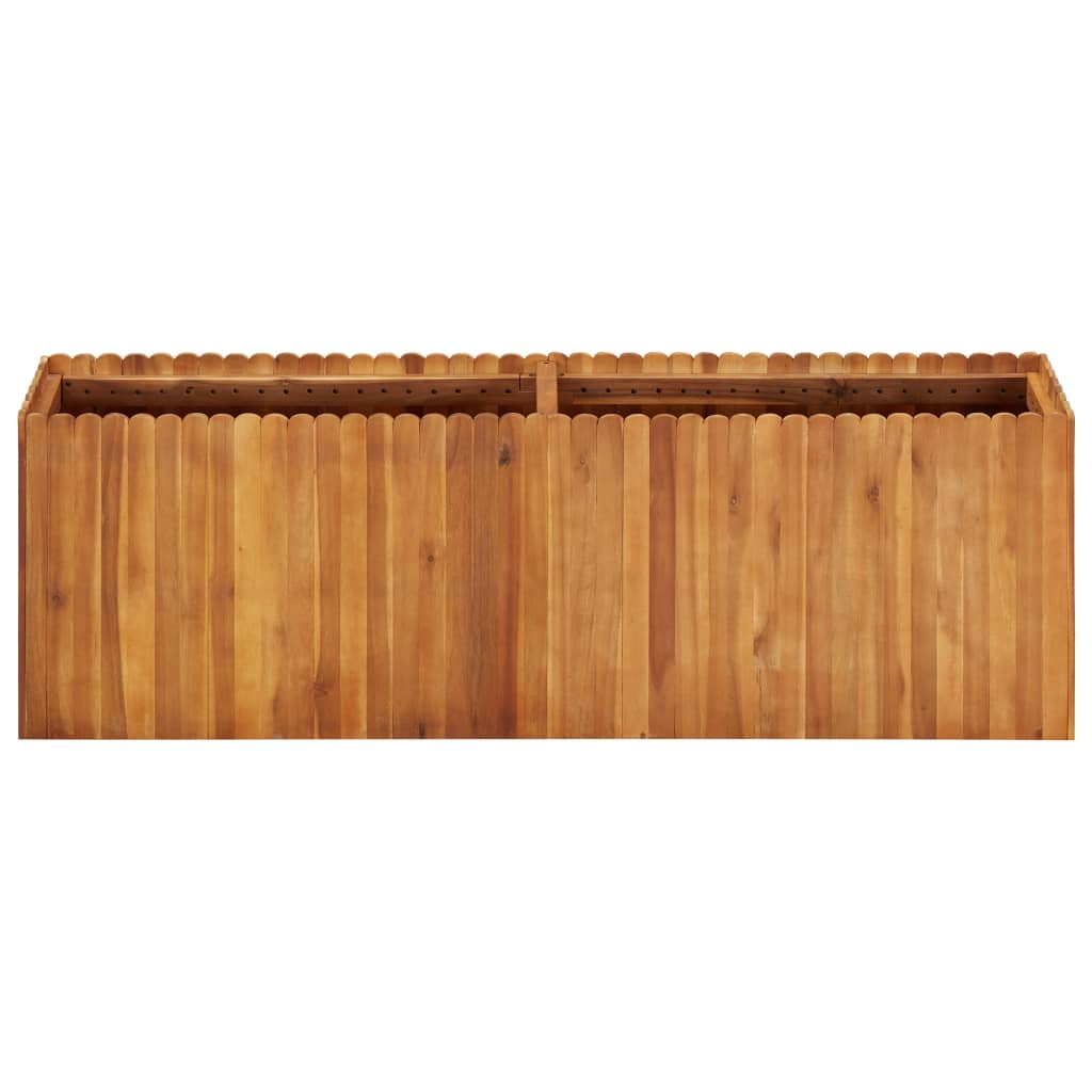 Kepooman Outdoor Garden Bed, Solid Wood Raised Planter Box for Home, 59" x 11.8" x 19.6" Kepooman Outdoor Garden Bed, Solid Wood Raised Planter Box for Home, 59" x 11.8" x 19.6"