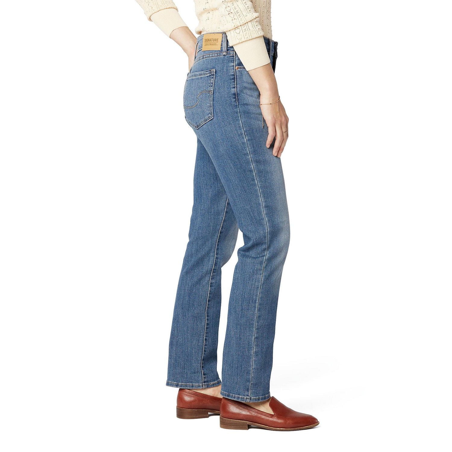 Levi Strauss Signature™ Women's Mid Rise Straight Jeans