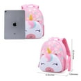 thumbnail image 7 of Nice Choice Cute Toddler Baby Girls Preschool Daycare Backpack Bag Bookbag Schoolbag Gifts for Kids Little Girls(Floral Unicorn), 7 of 7