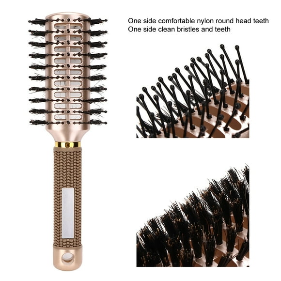 Peine de Nailon de Doble Cara para Barba Peine para Hombre Y Mujer Diseño de Cabello Y Masaje del Cuero Cabelludo Cepillo de Pelo Seco para el Hogar Y el Salón Largo Corto ANGGREK Otros
