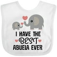 thumbnail image 3 of Inktastic Grandchild Best Abuela Ever Boys or Girls Baby Bib, 3 of 4