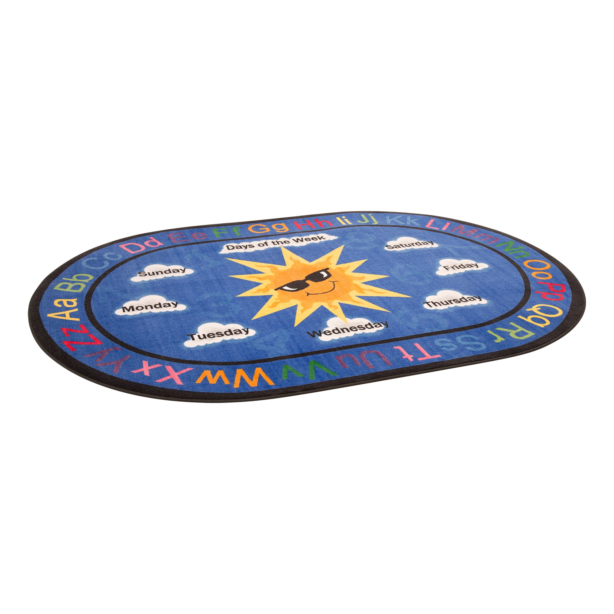 Sprogs Sunny Days Alphabet Rug (5' 10" W x 8' 4" L)