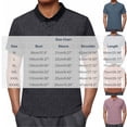 thumbnail image 2 of Dolkfu Button Golf Shirts for Men Retro Collared Black Short Sleeve Polos Geometric Outdoor Plaid Tops Black,L, 2 of 5