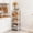 White, variant on 4 Tier Bathroom Shelves, Freestanding Rustic Home Organizer, Space-Saving Metal Storage Shelving Unit for Living Room, Bedroom, Kitchen, Office, White