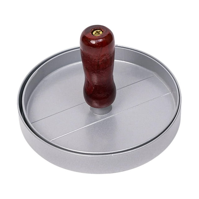 Prensa para hamburguesas, prensa para hamburguesas antiadherente de aluminio para hamburguesas de carne. Cabeza única