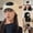 Beige, variant on Plush Hat Cute Fuzzy Cozy Thickened Stretchy Keep Warm Soft Autumn Winter Sheep Lamb Ears Girls Cap for Daily