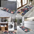 thumbnail image 2 of Shiba Inu and Pioneer Flower Kitchen Rug Mat,Kitchen Runner Rugs Non Skid Washable,Decorative Kitchen Floor Mats for Kitchen,Sink,Laundry,17"X47", 2 of 5