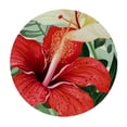 thumbnail image 2 of JEUXUS Table Cloth Hibiscus Flowers Table cover Round Summer Colorful Hawaiian Tropical Plants Table Cover for Dining Room Kitchen Decoration, 2 of 7