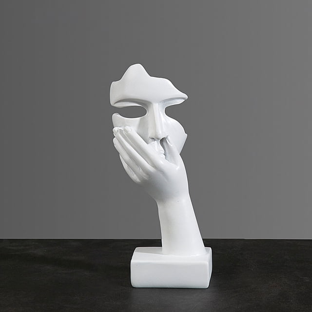 YAOMOBB Abstract Figure Figurine Eye Catching Abstract Figure Statue Exquisite Resin Sculpture Ornament for Home Decoration Creative Decorative Piece