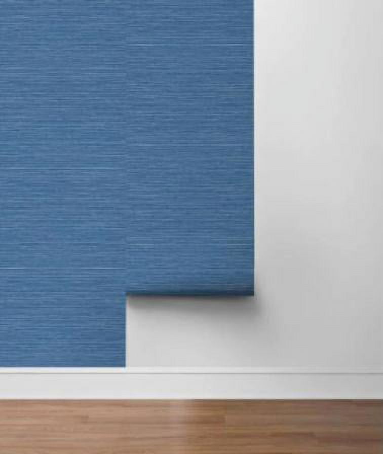 Luxe Haven Coastal Blue Luxe Sisal Peel and Stick Wallpaper (Covers 40.5 sq. ft.)