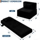 thumbnail image 2 of QinaQin Sofá cama plegable 4 en 1, futón de piso con espuma de alta densidad, ideal para sala, recámara, departamento o cuarto de visitas, 2 of 8