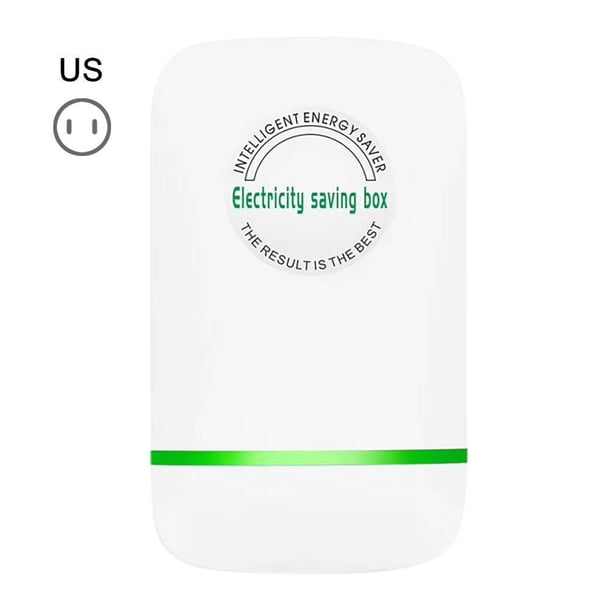 90V-250V Energía eléctrica Ahorro de energía Caja de ahorro de energía de plástico para el hogar (EE. UU.)