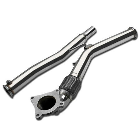 Air Motor Muffler - For 2006 to 2011 Audi A3 / VW Golf Stainless Steel Turbo Downpipe / Dump Pipe - Gti Mark V 2.0T 07 08 09 10