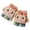 Beige, variant on Winter Mittens for Kids Fingerless Gloves with Mitten Cover Cartoon Convertible Flip Top Gloves Toddler Kids Winter Wool Knit Fingerless Gloves with Mitten Cover