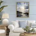 thumbnail image 3 of Stupell Industries Contemporary Sunshine On The Beach Gold Floating Frame Canvas Art, 25 x 31, by Franklyn Gregory, 3 of 8