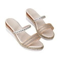 thumbnail image 2 of BRGZLK Top Sandals for Women Summer Vintage Casual Fish Mouth Open Toe,Women's Summer Size Wedge Fish Mouth Roman Sandals, 2 of 7