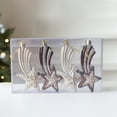 thumbnail image 4 of Kumdkd Shooting Star Christmas Ornaments - 4-Pack Glitter Meteorite Pendant Decor for Tree, Wreaths & Holiday Home Styling, 4 of 6