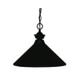 thumbnail image 2 of Z-Lite 1 Light Pendant in Matte Black, 2 of 2