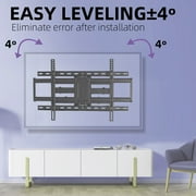 USX MOUNT Full Motion Tilting Swivel Leveling Articulating TV Wall Mount for 47-90 TVs, VESA 600x400mm, Fits 16/18/24 Wood Studs, Holds up to 120lbs