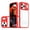 Red, variant on for iPhone 17 Pro Case, Stylish Slim Crystal Clear PC Back + TPU Silicone Case with Sliding Camera Cover Anti-fingerprint Shockproof Phone Cases for iPhone 17 Pro, Red