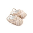 thumbnail image 1 of goowrom Baby Sandals Shoes with Plaid Pattern, Elastic Band Non-Slip Bottom Clothing Accessory, 1 of 5