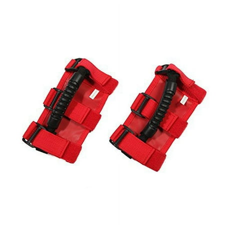 Rugged Ridge 63505.03 Ultimate Grab Handle Kit, Red; UTV