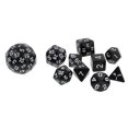 thumbnail image 3 of Juego de Dados Digitales de 10 Piezas Sunnimix para Juego de Rol Negro, 3 of 8