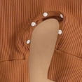 thumbnail image 7 of Wonitaaizi Newborn Baby Boy Fall Outfit Romper Long Sleeve Jumpsuit Bodysuit Cute Infant Clothes (3-6 Months,Coffee), 7 of 7