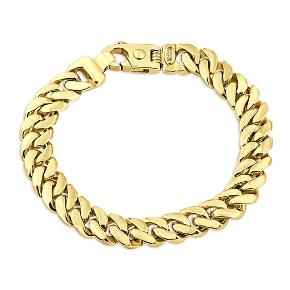 Pompeii Men's Cuban Link 14k Gold (26gram) or Platinum (41gram) 6.5mm Bracelet 8.5" (,)