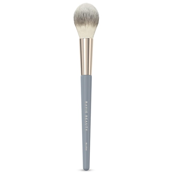Ravie Beauty Blush Brush - La mejor brocha de maquillaje esponjosa para mejillas Brocha bronceadora en polvo ultra suave Brochas profesionales para rubor para mujeres Cerdas sintéticas