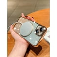 thumbnail image 4 of for iPhone 15 Pro Max Phone Case,Compatible with Magsafe,Magnetic Luxury Plating Glitter Gradient Bling Cute Heart Clear Case,Camera Protection Case for iPhone 15 Pro Max 6.7 Inch -Golden, 4 of 5